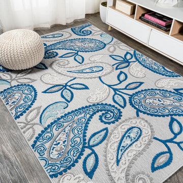 Julien Paisley High-low Indoor/outdoor Area Rug